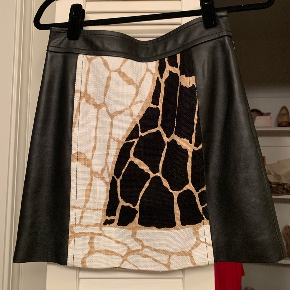 Rachel Zoe Leather mini skirt